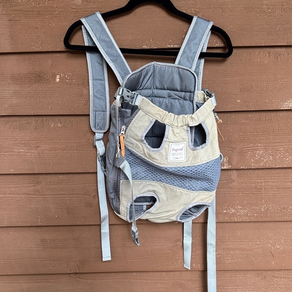 DogLemi Other - Doglemi ergonomic dog carrier canvas blue and gray . See measurements.
